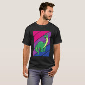 Dinosaurs Pride Bisexual Flag LGBTQ Proud Ally Pri T-shirt (Voorkant volledig)