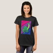Dinosaurs Pride Bisexual Flag LGBTQ Proud Ally Pri T-shirt (Voorkant volledig)