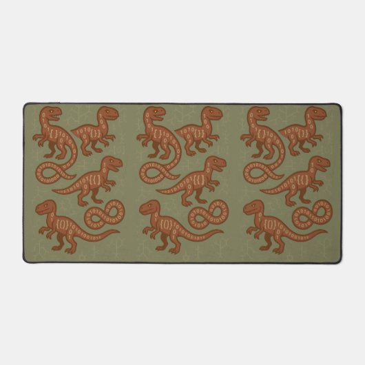 Dinosaurs Programming Binary Code Syntax Bureaumat (Voorkant)