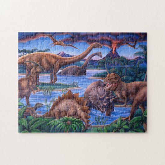 Dinosaurs Puzzle Legpuzzel (Horizontaal)