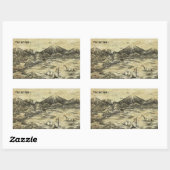 Dinosaurs Rechthoekige Sticker (Vel)