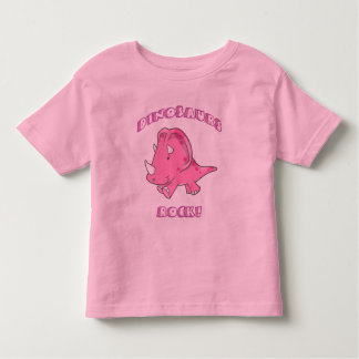 Dinosaurs Rock roze Kinder Shirts