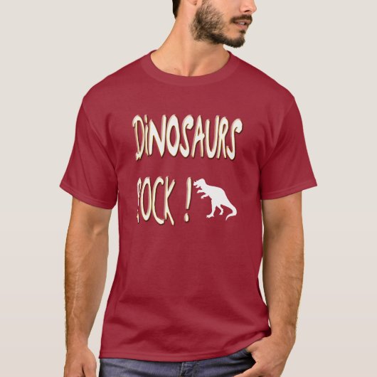 Dinosaurs Rock! T-shirt (Voorkant)