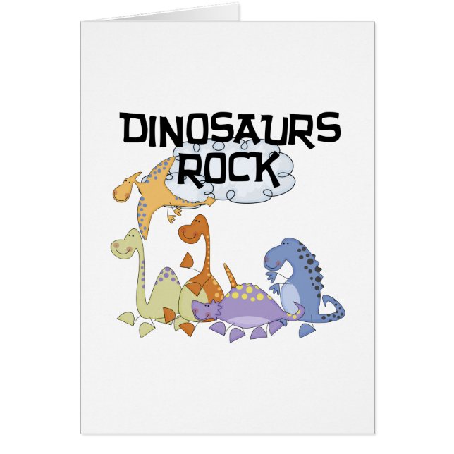 Dinosaurs Rock Tshirts en Gifts (Voorkant)