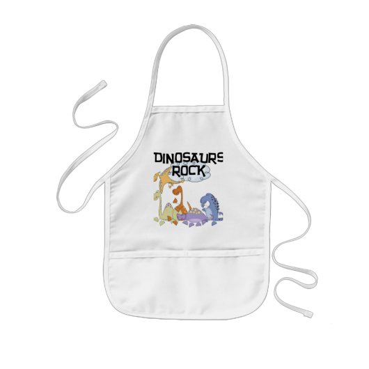 Dinosaurs Rock Tshirts en Gifts Kinder Schort (Voorkant)