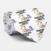 Dinosaurs Rock Tshirts en Gifts Stropdas (Opgerold)