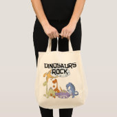 Dinosaurs Rock Tshirts en Gifts Tote Bag (Voorkant (product))