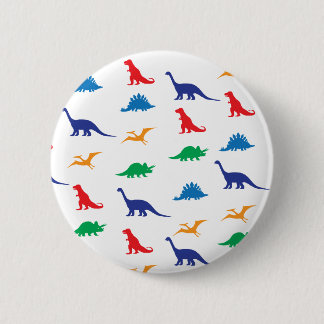 Dinosaurs Ronde Button 5,7 Cm