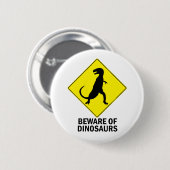 Dinosaurs Ronde Button 5,7 Cm (Voorkant /achterkant)