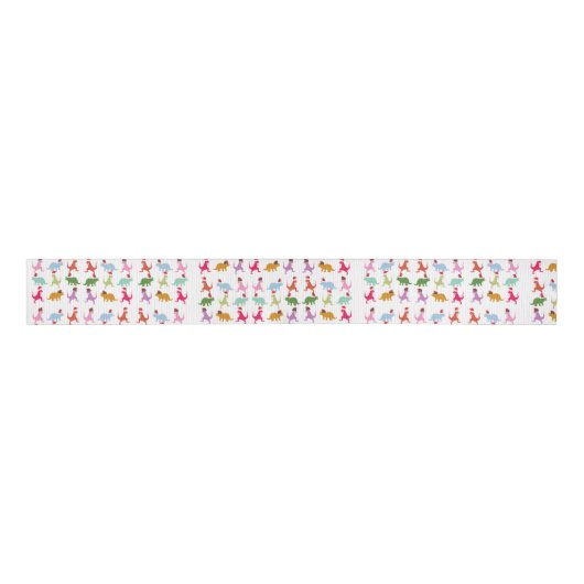 Dinosaurs Santa Mood Grosgrain Lint (Voorkant)