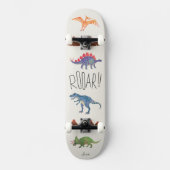 Dinosaurs Skateboard | Prehistorische reptielen | (Voorkant)