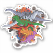 Dinosaurs Sticker (Voorkant)