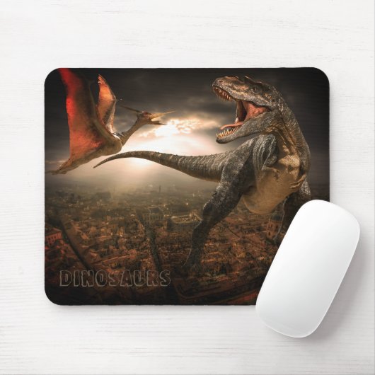 Dinosaurs Survival Mousepad Muismat (Met muis)