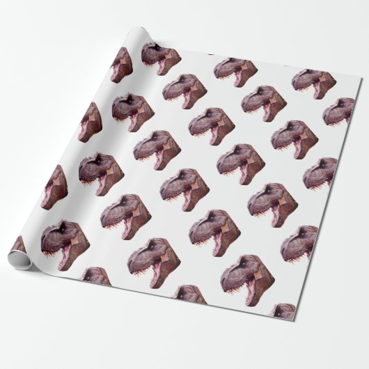 Dinosaurs T-Rex Cadeaupapier (Uitgerold)