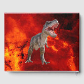 Dinosaurs T Rex Fire Jurassic World Gastenboek (Achterkant)