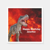 Dinosaurs T Rex Fire Jurassic World Servet (Voorkant)