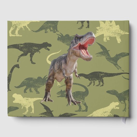 Dinosaurs T Rex Jurassic World Gastenboek (Achterkant)