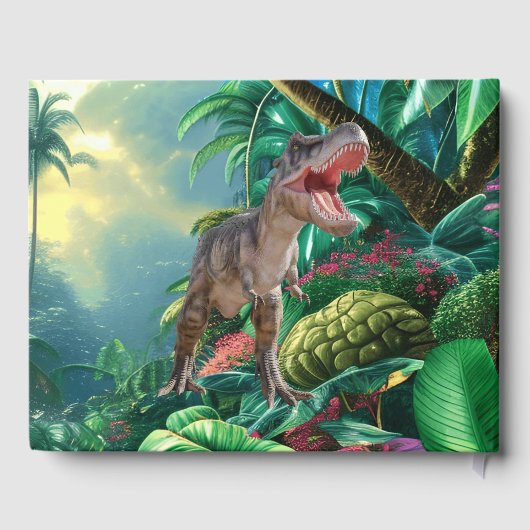 Dinosaurs T Rex Kinder Jurassic World Gastenboek (Achterkant)