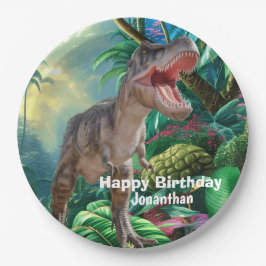 Dinosaurs T Rex Kinder Jurassic World Papieren Bordje