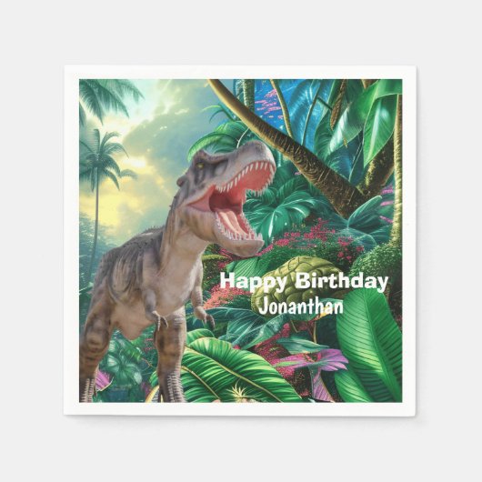 Dinosaurs T Rex kinder Jurassic World Servet (Voorkant)