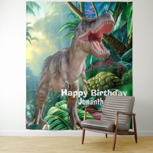 Dinosaurs T Rex Kinder Jurassic World Wandkleed (In situ)