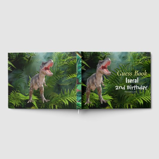 Dinosaurs T Rex oerwoud Jurassic World Gastenboek (Volledig)