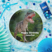 Dinosaurs T Rex oerwoud Jurassic World Papieren Bordje (Feest)