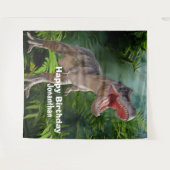 Dinosaurs T Rex oerwoud Jurassic World Wandkleed (Voorkant (horizontaal))