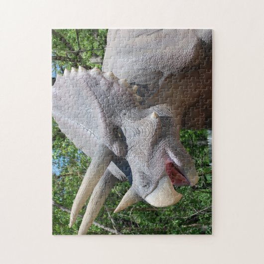 Dinosaurs Triceratops Legpuzzel (Verticaal)