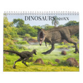 Dinosaurs Tyrannosaurus Raptor Jurassic elk jaar Kalender (Hoes)