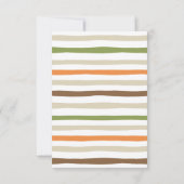 Dinosaurs Waterverf Birthday | Baby shower Dank Bedankkaart (Achterkant)