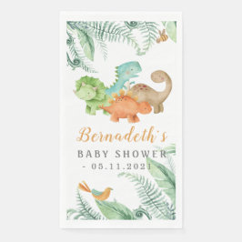 Dinosaurs Wild Baby shower Napkins Servet