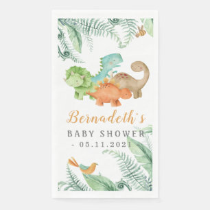 Dinosaurs Wild Baby shower Napkins Servet