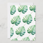 Dinosaurus 1e Verjaardag Waterverf Kaart (Achterkant)