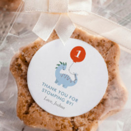 Dinosaurus 1e verjaardagsfeestje Sticker