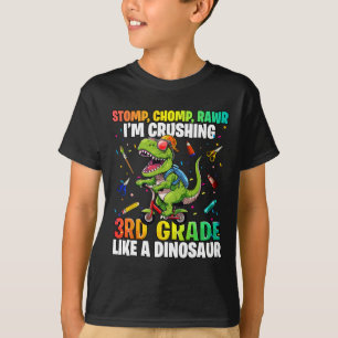 Dinosaurus 3e klas terug naar school Eerste dag va T-shirt