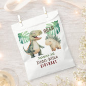 Dinosaurus 3e Verjaardag Waterverf Bedankzakje (Geknipt)