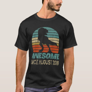 Dinosaurus 5e verjaardag 5 jaar oud Geweldige sind T-shirt