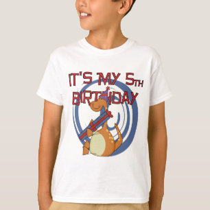Dinosaurus 5e verjaardag Tshirts en geschenken