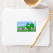 Dinosaurus Adresetiketten Etiket (Insitu)