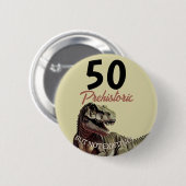 Dinosaurus AGED T Rex Ronde Button 5,7 Cm (Voorkant /achterkant)