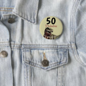 Dinosaurus AGED T Rex Ronde Button 5,7 Cm (In situ)