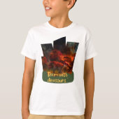 DINOSAURUS ANIMAL CITEERT DESIGN T-SHIRT (Voorkant)