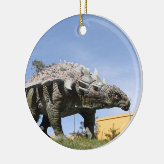 Dinosaurus - Ankylosaurus Dinosaurus in Sucre Boli Keramisch Ornament (Links)