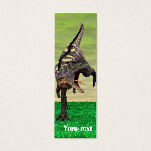 Dinosaurus Aucasaurus Mini Visitekaartjes (Voorkant)