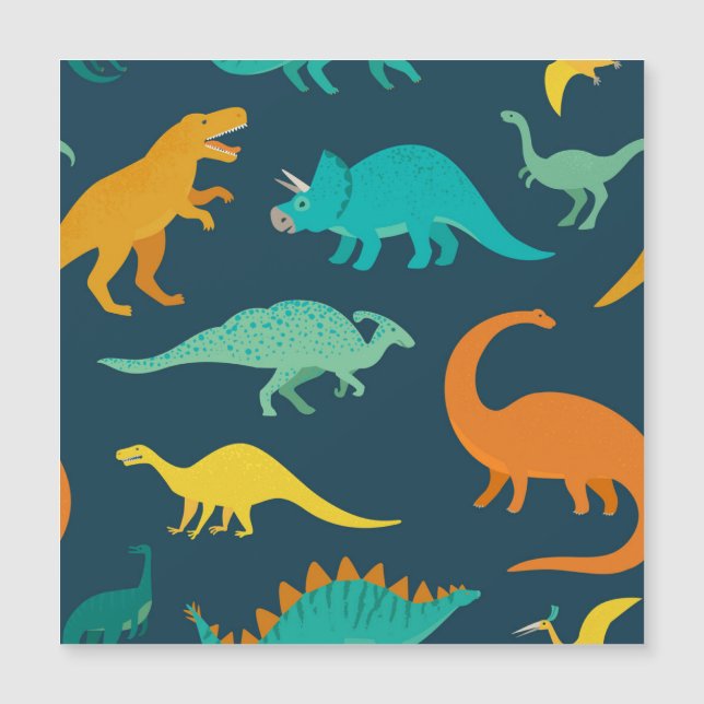 Dinosaurus Avontuur: Kinderen kinderkamer behang (Voorkant)