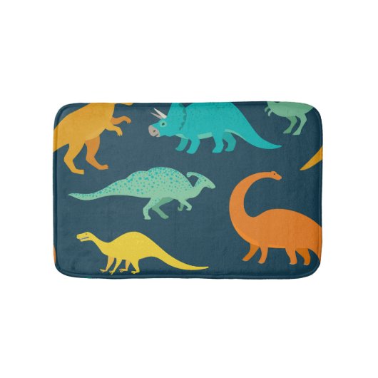 Dinosaurus Avontuur: Kinderen kinderkamer behang Badmat (Voorkant)