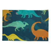 Dinosaurus Avontuur: Kinderen kinderkamer behang Kussensloop (Achterkant)