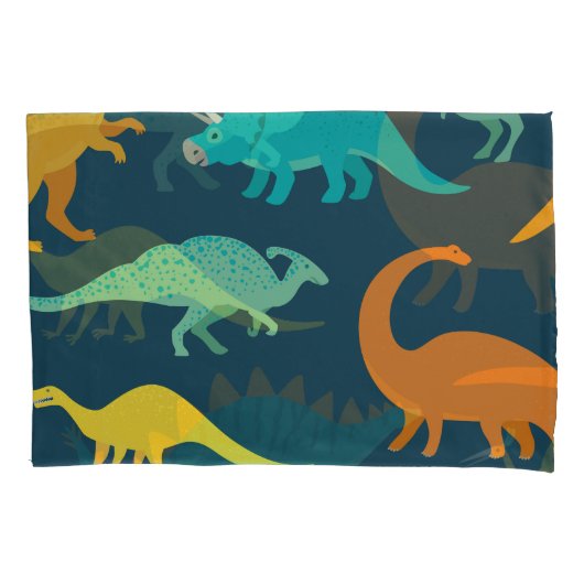 Dinosaurus Avontuur: Kinderen kinderkamer behang Kussensloop (Voorkant)