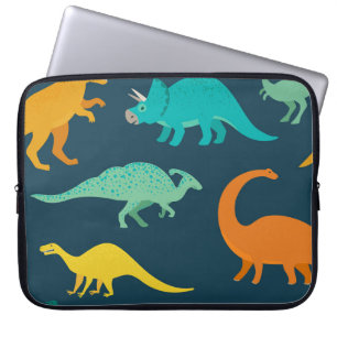 Dinosaurus Avontuur: Kinderen kinderkamer behang Laptop Sleeve